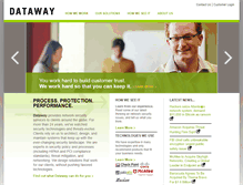 Tablet Screenshot of dataway.com